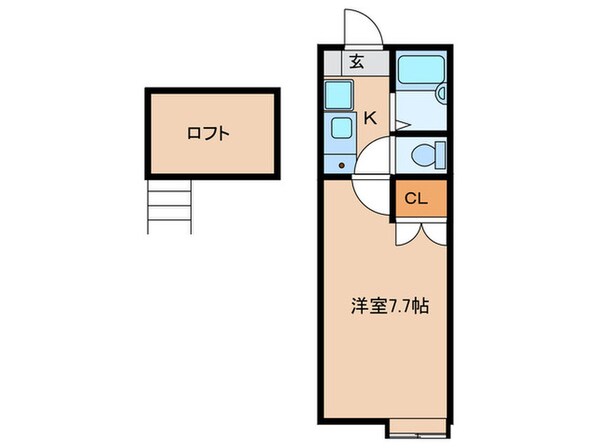 シェリールミニ　Ａ棟の物件間取画像